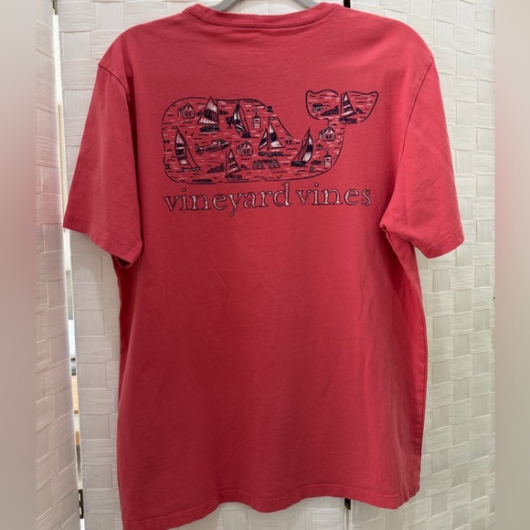 Vineyard Vines Men's Classic Red Tee - Picture 2 of 7